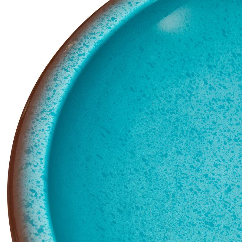 Glitzhome 21.5"H Faux Ceramic Weather-resistant Tall Pedestal Birdbath