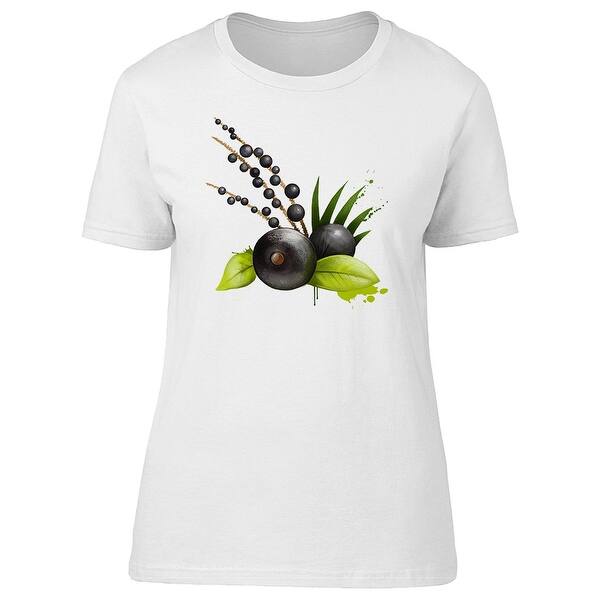 Shop Acai Palm With Leaves Tee Women S Image By Shutterstock