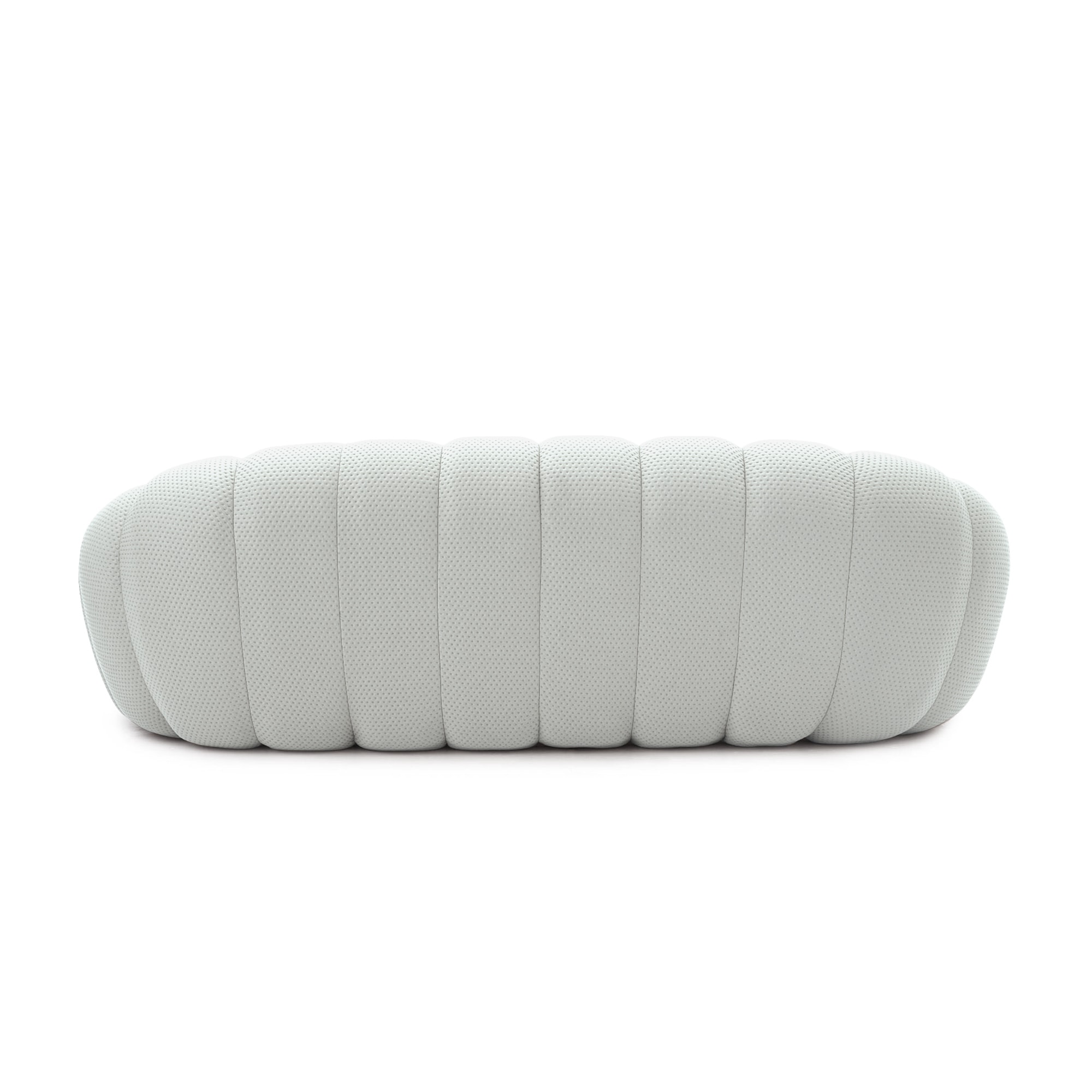 98.43'' Bubble Sofa, Modern 3-Seater Upholstered Lazy Mesh Fabric Oversized Floor Sofa