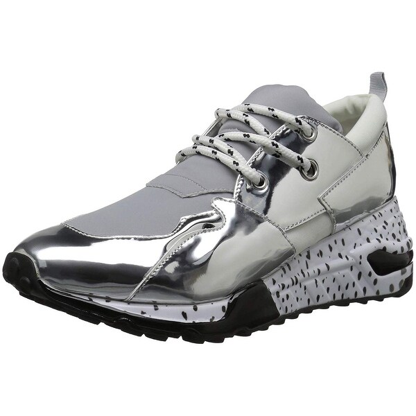 steve madden cliff black and silver