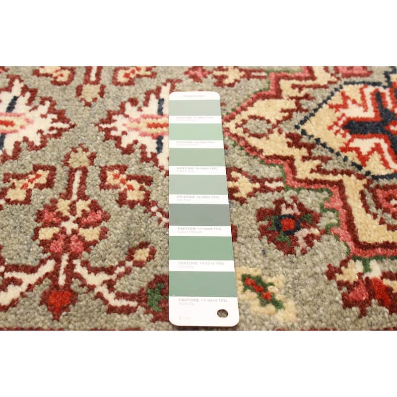 ECARPETGALLERY Hand-knotted Serapi Heritage Teal Wool Rug - 2'5 x 9'9