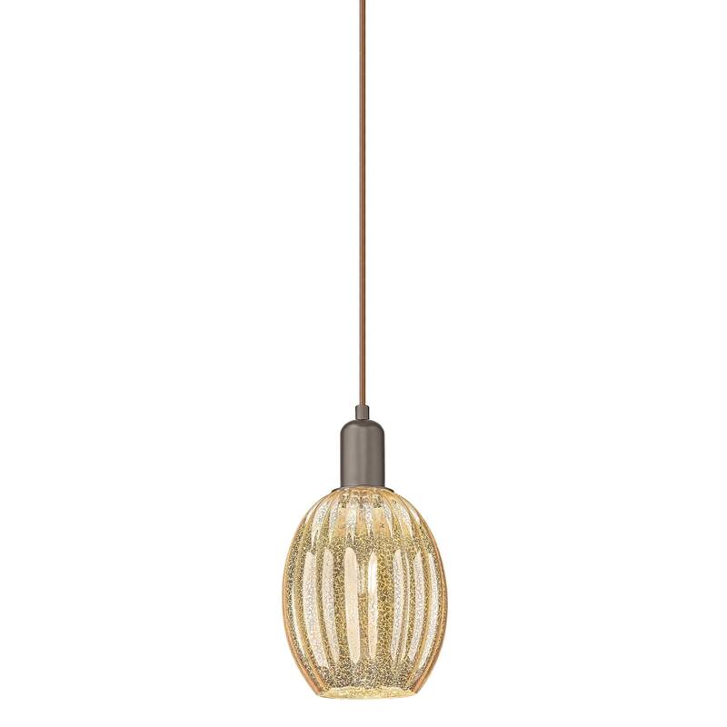 Innovations Lighting 716-1P-12-6 Preston Pendant Preston 6" Wide Mini - Oil Rubbed Bronze / Mercury