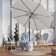 preview thumbnail 40 of 76, 9-ft Patio Market Umbrella with Tilting Pole, Waterproof & Breathable Canopy