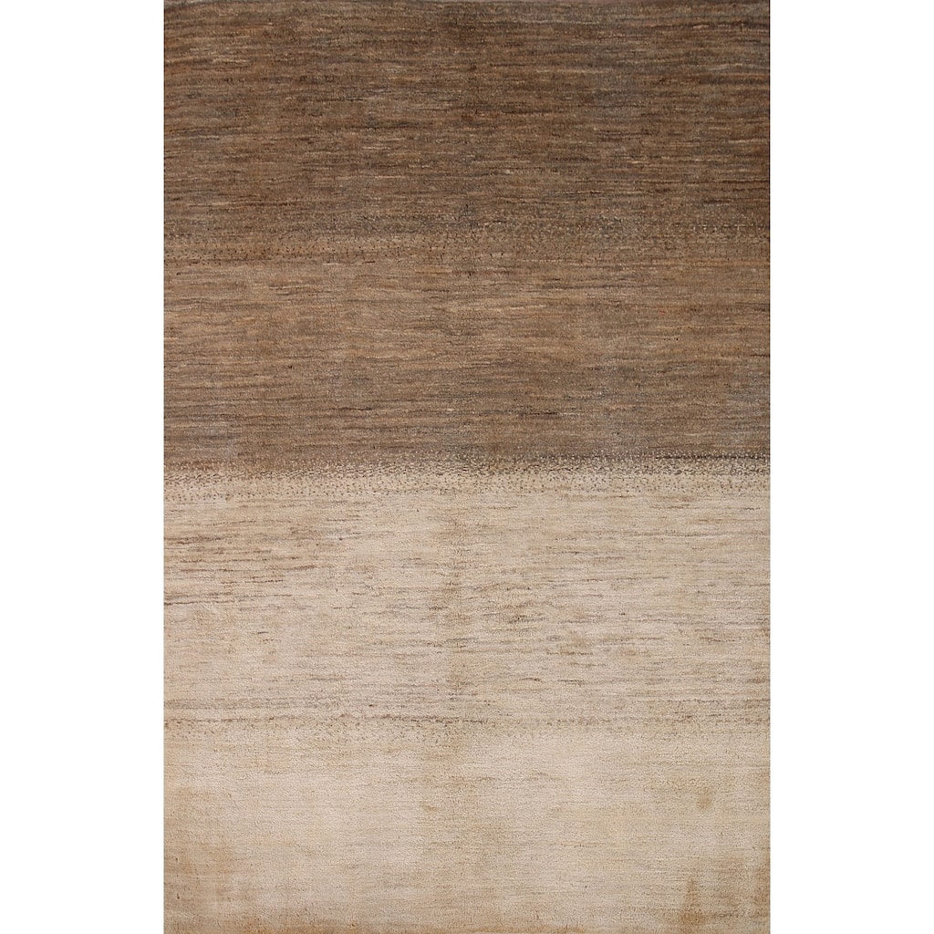 Gabbeh Kashkoli Area Rug Hand-knotted Wool Carpet - 4'7"x 5'6"