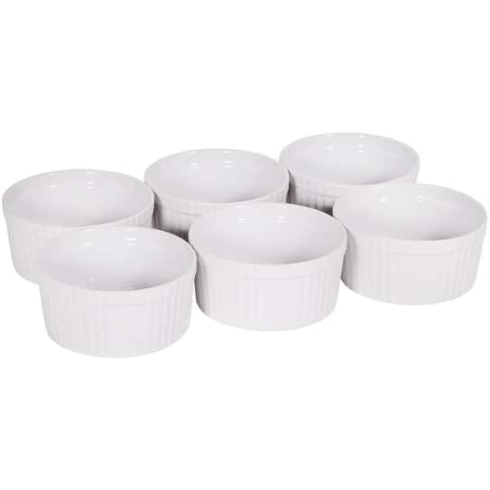 Palais Dinnerware Ramekins Collection Porcelain Soufle Dishes (4 Oz