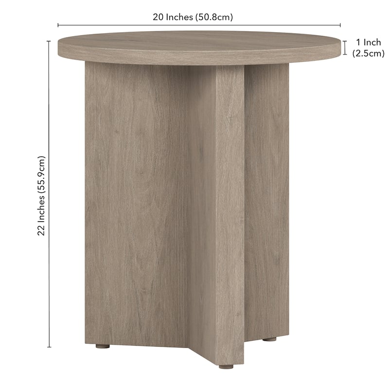 Anders 20" Wide Round Side Table
