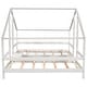 preview thumbnail 17 of 16, Double Twin Size Triangular House Beds with Built-in Table