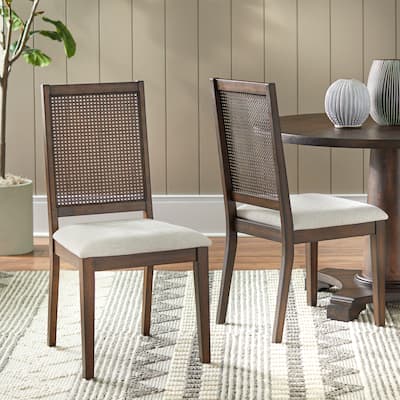 Simple Living Westbury Traditional Cane Dining Chair (Set of 2)