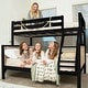 preview thumbnail 5 of 22, Max and Lily Scandinavian Twin over Full Bunk Bed