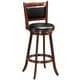 preview thumbnail 10 of 10, Costway Set of 2 29'' Swivel Bar Height Stool Wood Dining Chair