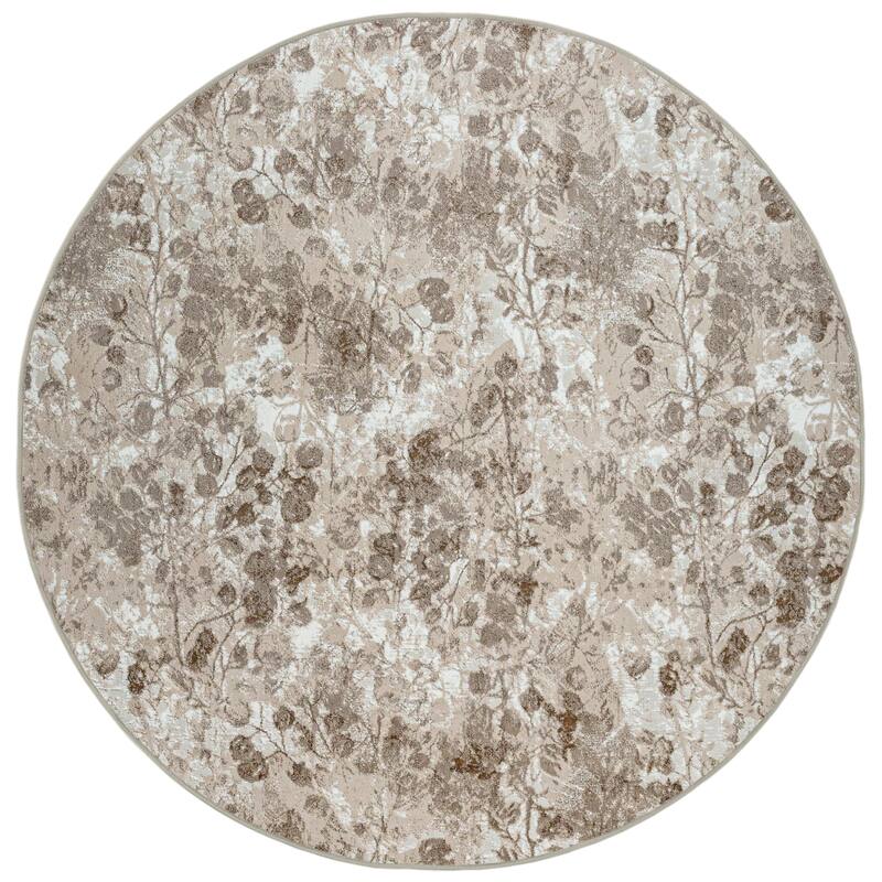 Admire Home Living Lucio 1242 Transitional Floral Area Rug
