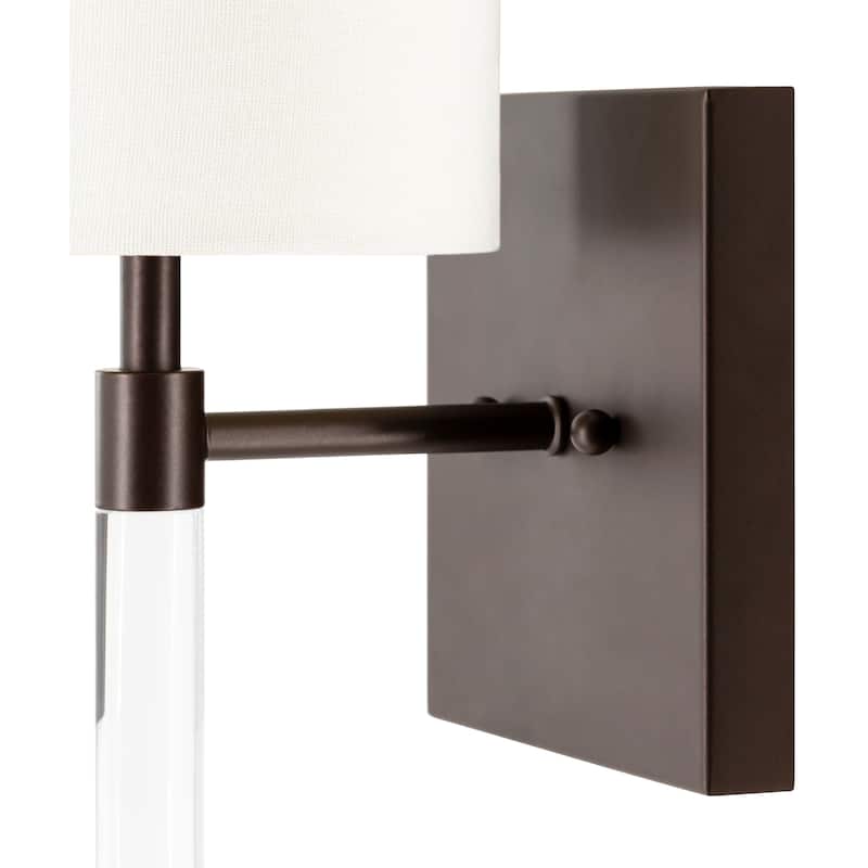 Lido Mod Acrylic 1-light Wall Sconce - 21"H x 9"W x 7"D
