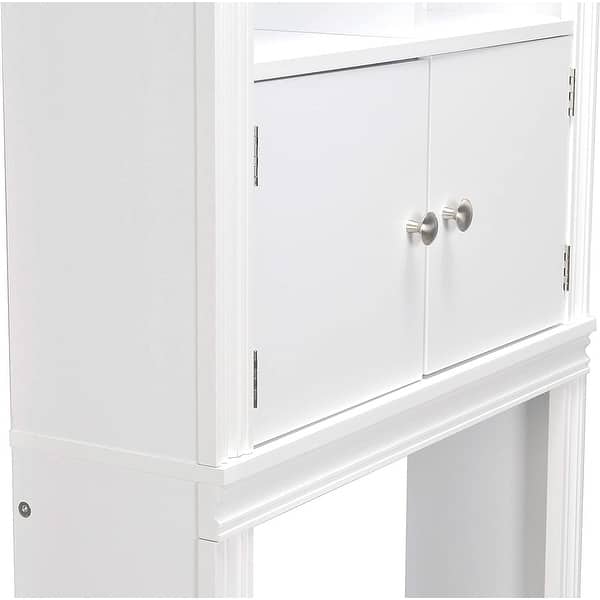 Shop Spirich Home Bathroom Shelf Over The Toilet Bathroom Cabinet Organizer Over Toilet Space Saver Cabinet Storage White Overstock 31672997
