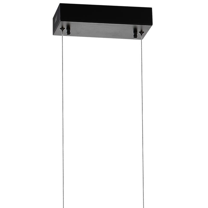 Ali 39.5" Dimmable Adjustable Integrated LED Metal Linear Pendant, by JONATHAN Y