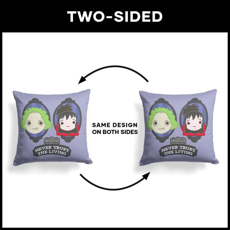 Warner Brothers Beetlejuice 18 Inch Throw Pillow