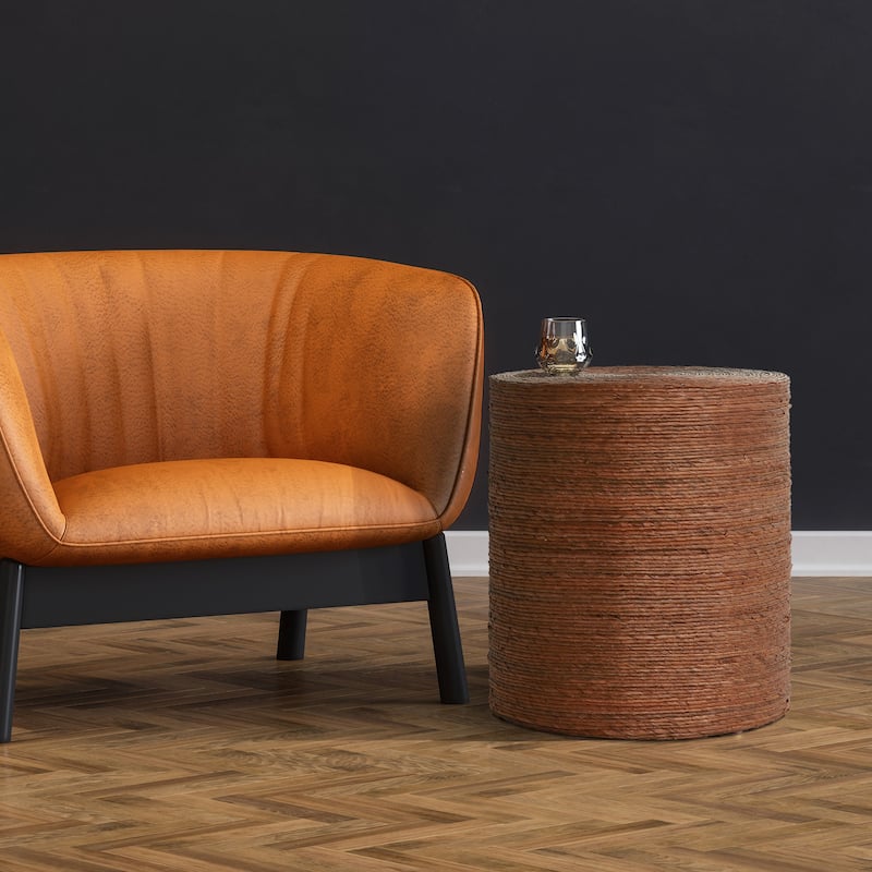 Hana Woven Rattan End Table