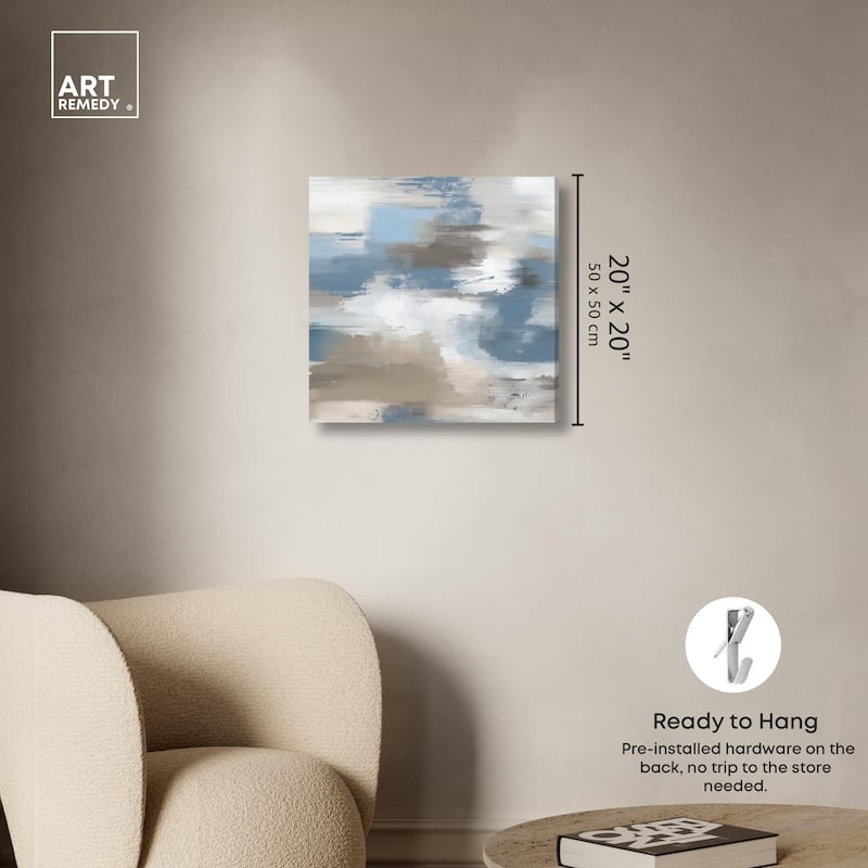 Sand and Snow Canvas by Art Remedy, Gallery Wrapped