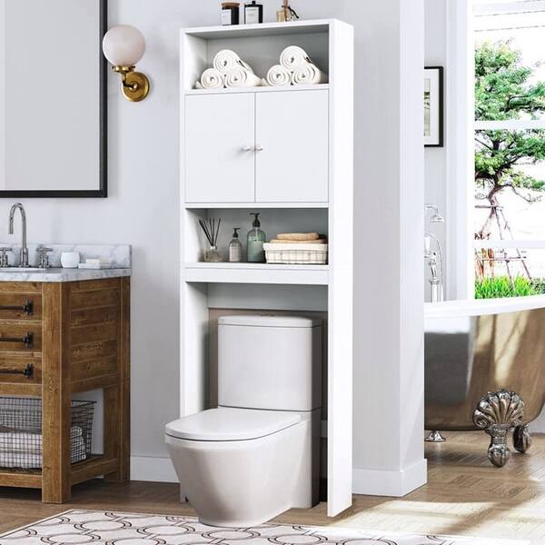Bathroom Storage Wooden Over The Toilet Bathroom Storage with 3