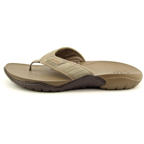 crocs swiftwater flip flops mens