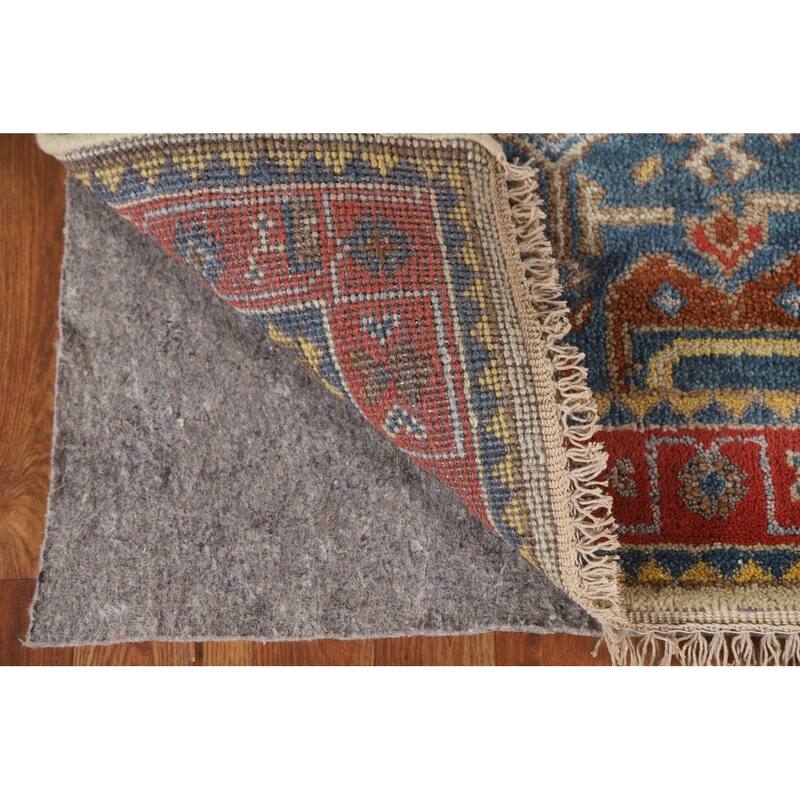 Blue Heriz Serapi Runner Rug Handmade Wool Carpet - 2'6"x 8'0"