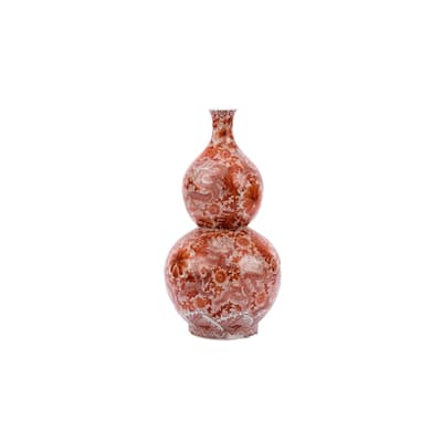 Handmade Dragon Gourd Floor Vase