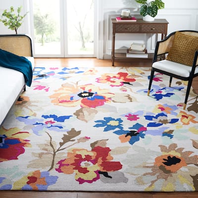 SAFAVIEH Handmade Four Seasons Laurenza Floral Rug