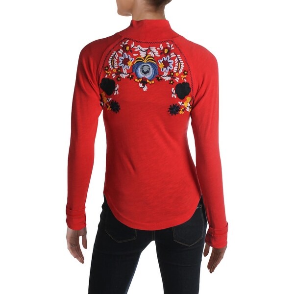 free people disco rose pullover