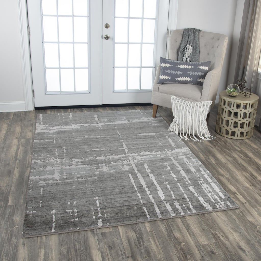 Alora Decor Radiant Abstract Wool Blend Rug