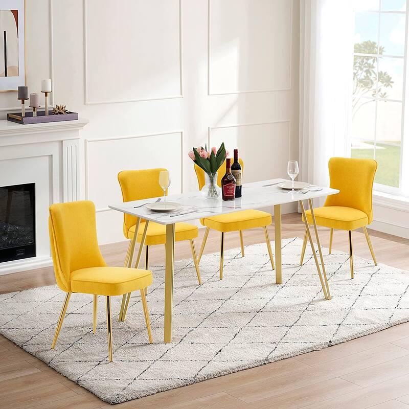 Ivinta Tufted Button Back Room Chair Set of 2