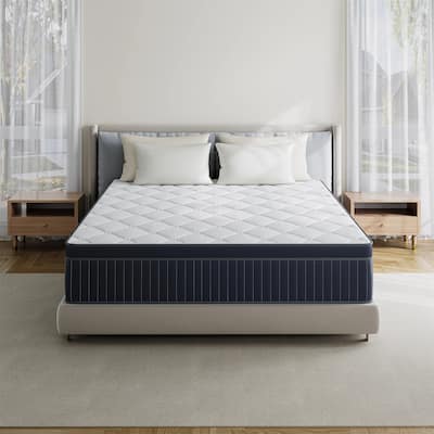 SweDrea 10 in. Medium Firm Gel-infused Memory Foam Hybrid Mattress Cooling and Breathable with CertiPUR-US, SGS and OEKO-TEX