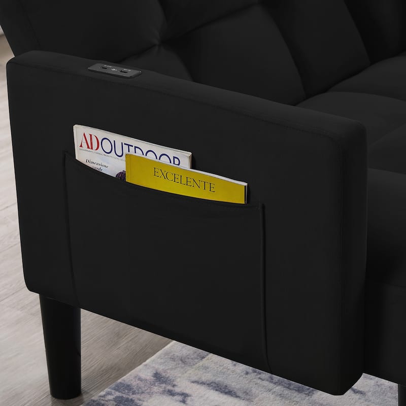 Futon Couch Convertible Folding Sofa Bed Couch for Apartment