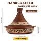 preview thumbnail 5 of 8, STP Goods Handmade 2.1Qt Red Clay Stoneware Tajine