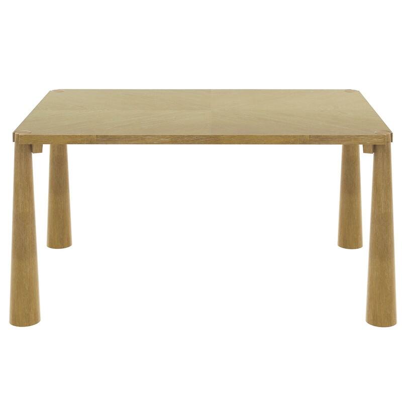7-Piece Retro Dining Table Set for 6, Wood Dining Table Set for 6 with Upholstered Chairs for kitchen & Dining Room