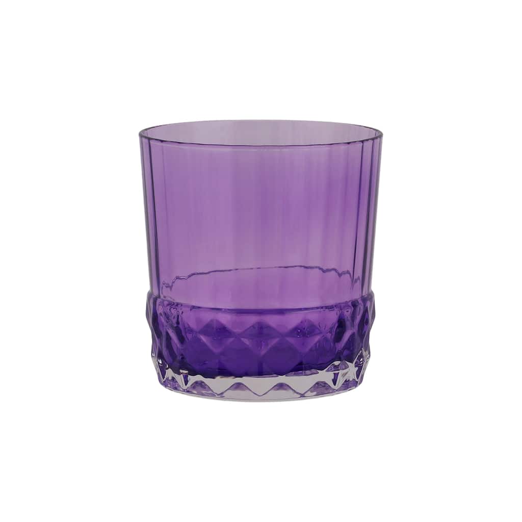 viva by VIETRI Deco Purple Short Tumbler