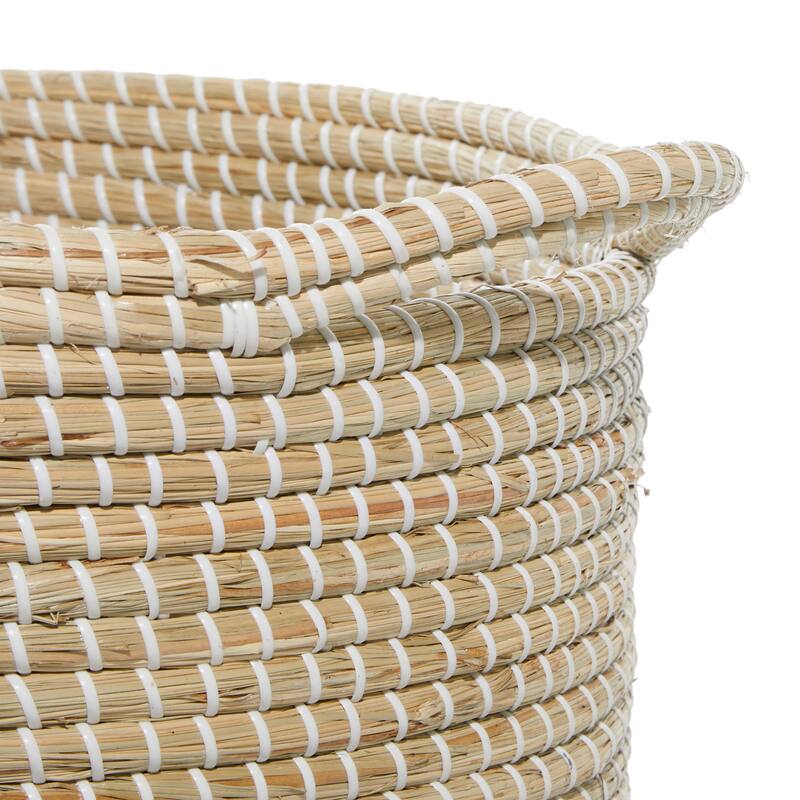 Seagrass Contemporary Storage Basket (Set of 2)