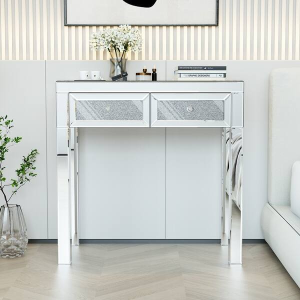 grey silver dressing table Elizabeth Dressing Table Set Grey + White main image 1