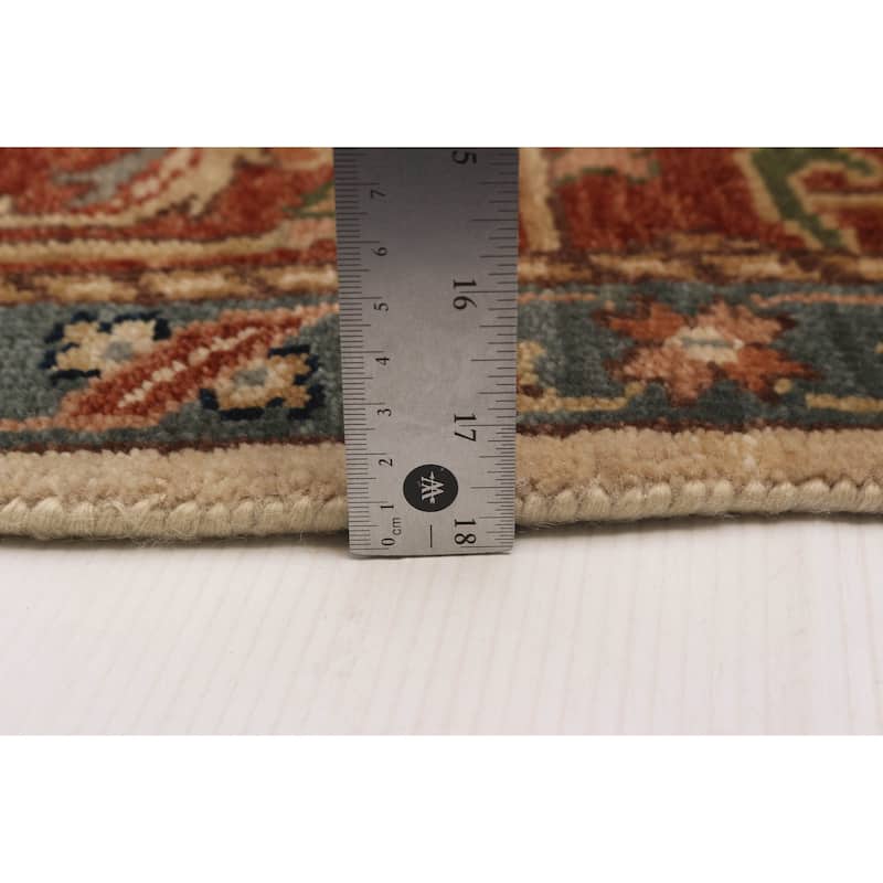 ECARPETGALLERY Hand-knotted Jules Sultane Ivory Wool Rug - 7'10 x 9'9