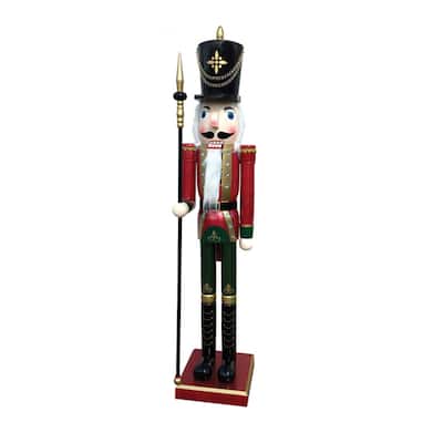 60 inch Red & Green Royal Guard Nutcracker
