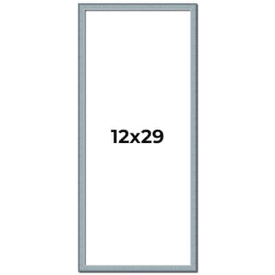 12x29 Frame Rustic Sky Blue Solid Wood Picture Frame | 0.75 Inch