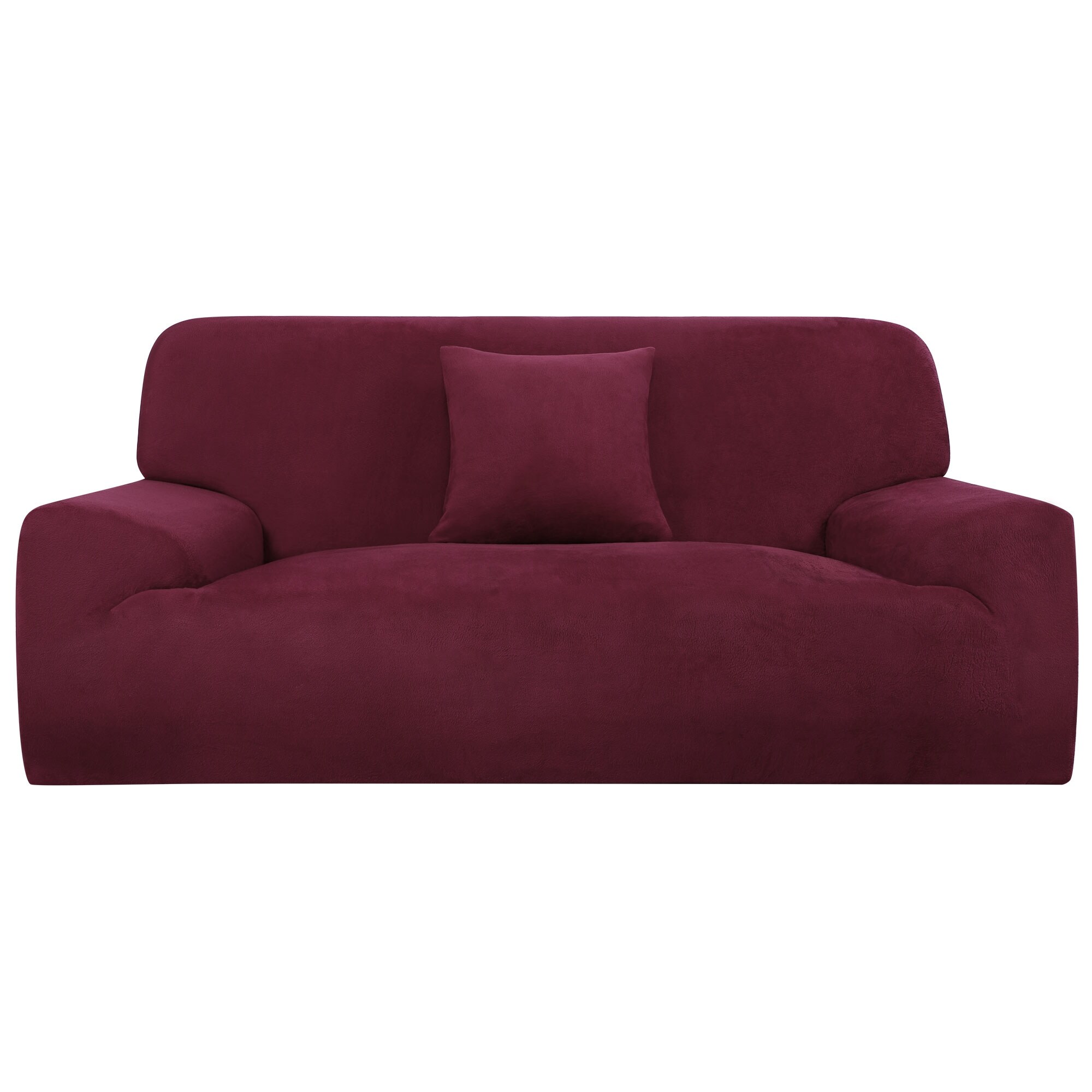 Details about   2/3Seater Stretch Velvet Sofa Cover Plush Soft Couch Elastic Slipcover Protector 