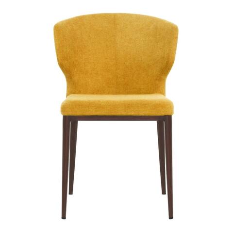 Cabo Mid-century Modern Chenille Wingback Chair - Contract Grade