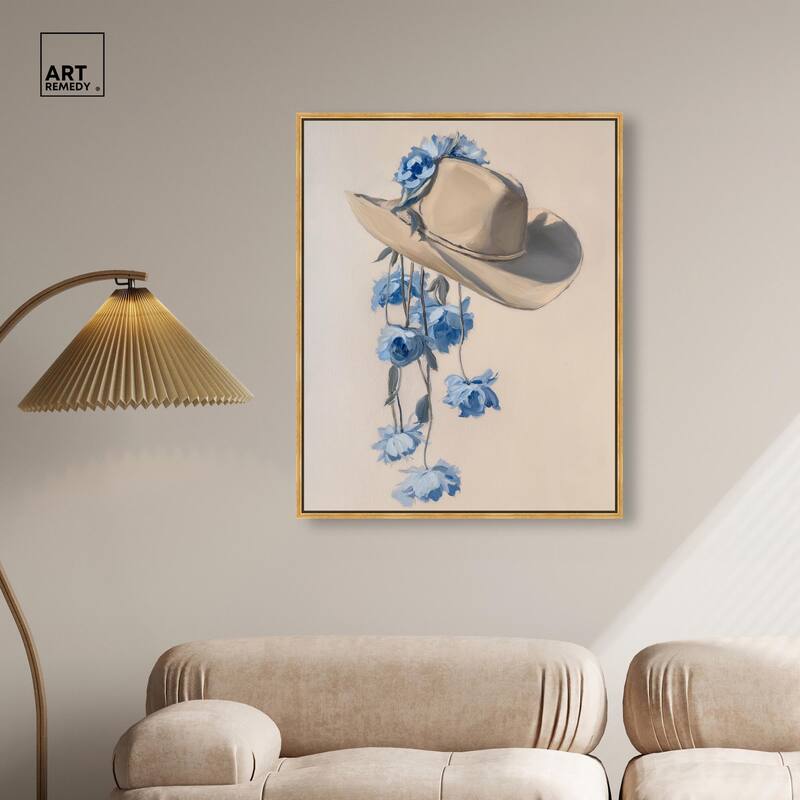 Brimming Blues II Canvas by Art Remedy