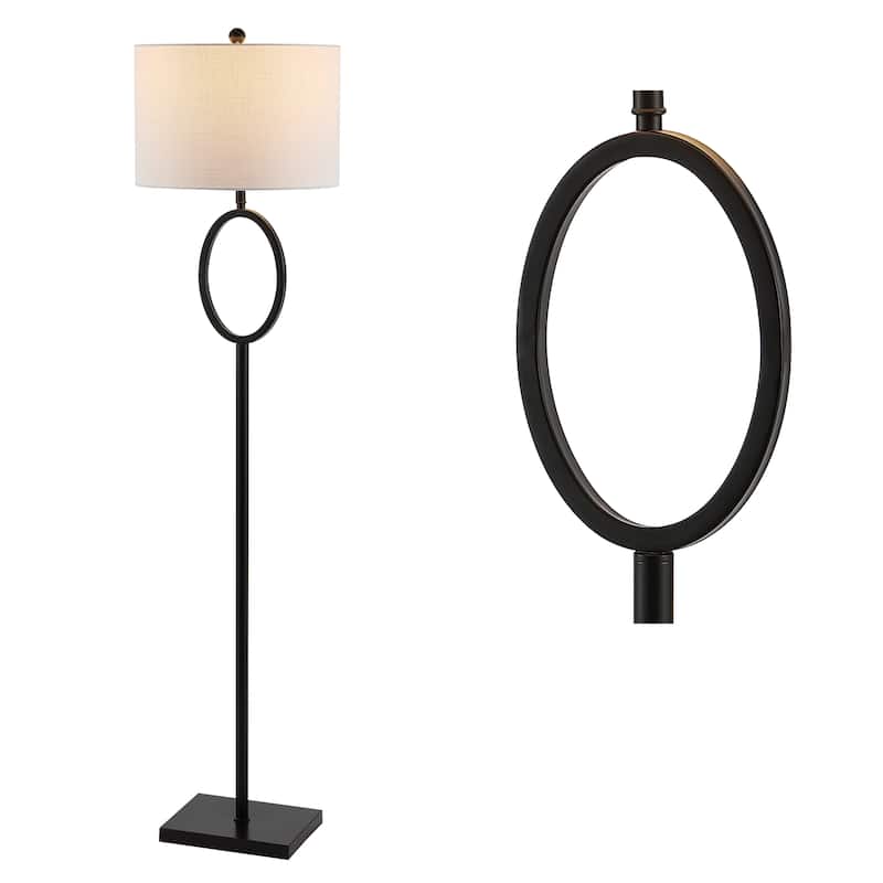 Oliver Metal LED Floor Lamp, by JONATHAN Y - 61" H x 15" W x 15" D - Oil Rubbed Bronze