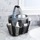 preview thumbnail 4 of 3, TUSK® Storage Mesh Deluxe Shower Tote by DormCo - 9.5'' H x 12'' W Gray