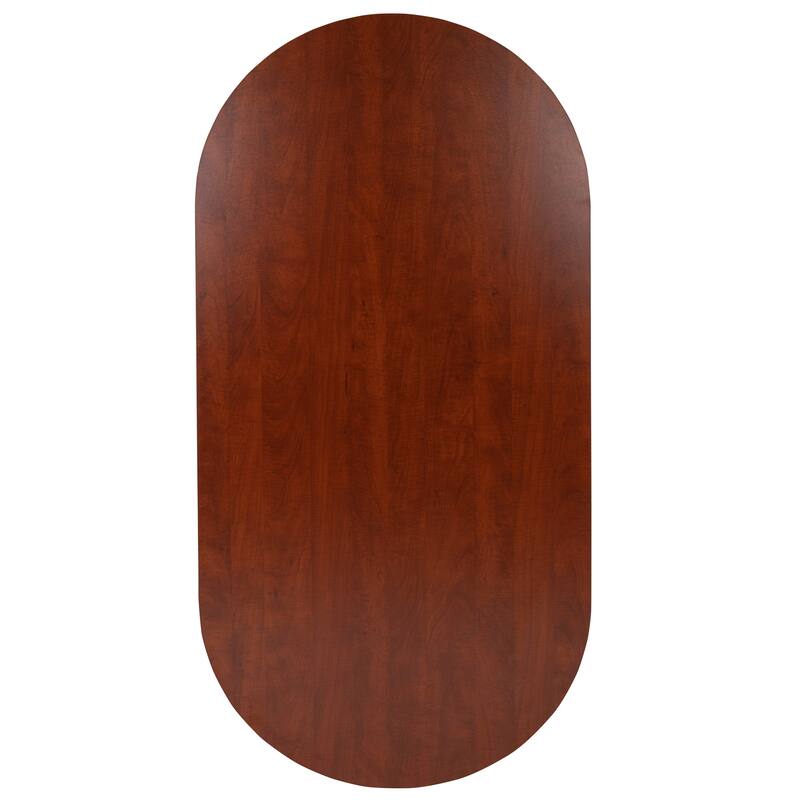 6 Foot (72 inch) Classic Oval Conference Table - Meeting Table