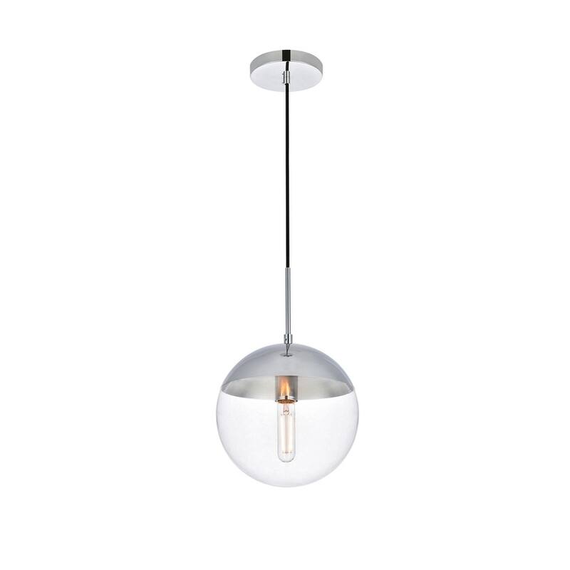 1-Light Pendant with 10 inch Clear Glass