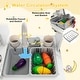 preview thumbnail 16 of 17, Costway Wooden Kids Play Corner Kitchen with Realistic Lights & Sounds - See Details