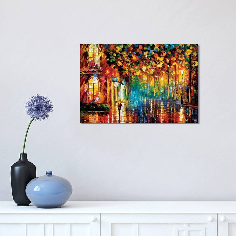 iCanvas "Late Stroll" by Leonid Afremov Canvas Print - 12x18x1.5
