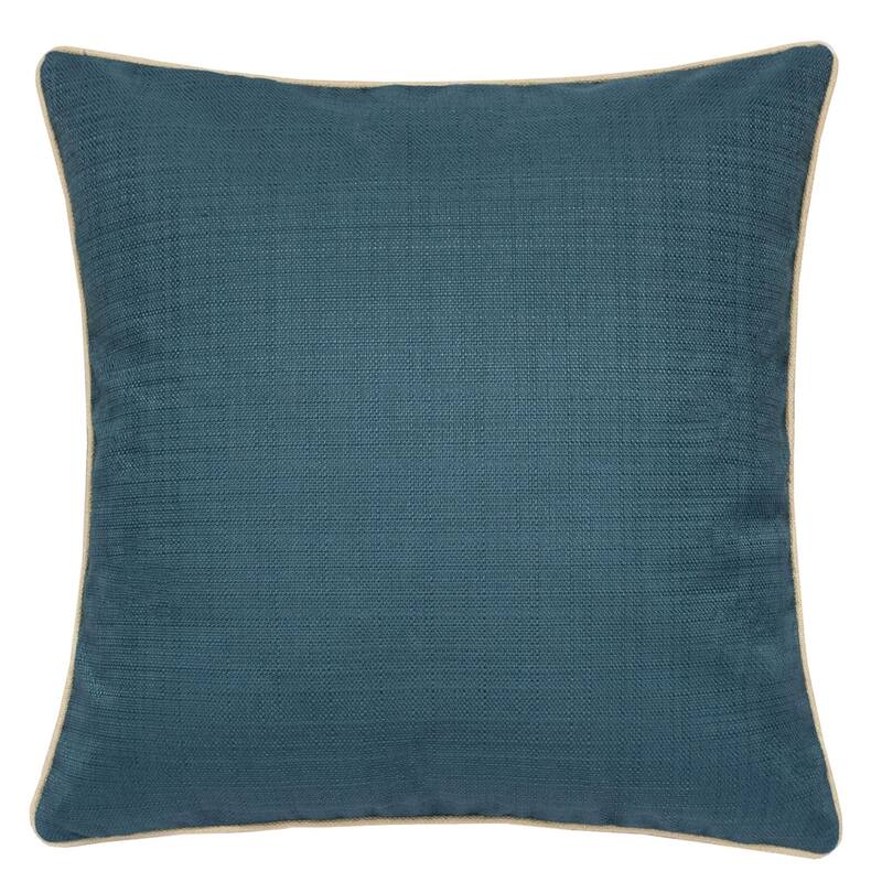 Homey Cozy Velvet Solid Throw Pillow Cover & Insert - Set of 2 - BLUE_NEW