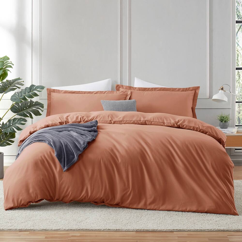 Empyrean Duvet Cover With Fitted Sheet Soft Double Brushed Bedding Set